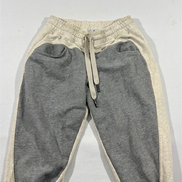 Adidas Stella McCartney Pants Womens Gray Fleece Crop Sweatpants Gym Casual Sz S - Picture 2 of 10